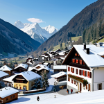 Snowy Tyrolean Village**

"A charming Tyrolean village blanketed in snow, nestled in a valley with snow-capped mountains in the background, safe for work, appropriate content, fully clothed villagers walking around, modest homes, warm lighting, perfect anatomy, correct proportions, professional, family-friendly."

**